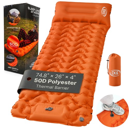 Camping sleeping pad with - pad,