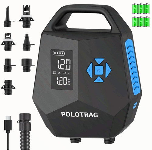 Rechargeable sup pump 20psi - rechargeable,
